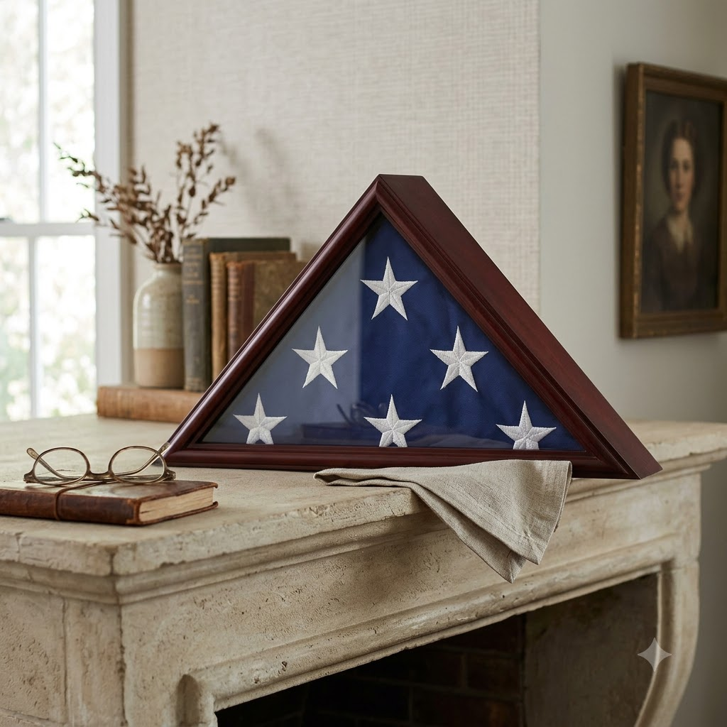 Best Solid Wood Flag Cases for Memorial and Veteran Flags
