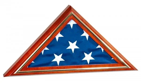 Large Rack For Flags Large Flag Display Case with Gold Trim is Perfect – The Military Gift Store