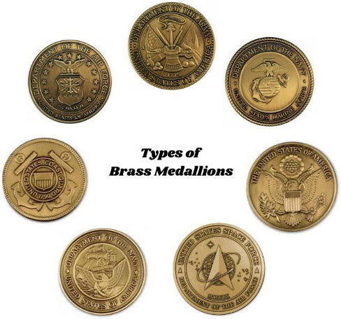 All About Military Service Medallions - The Military Gift Store