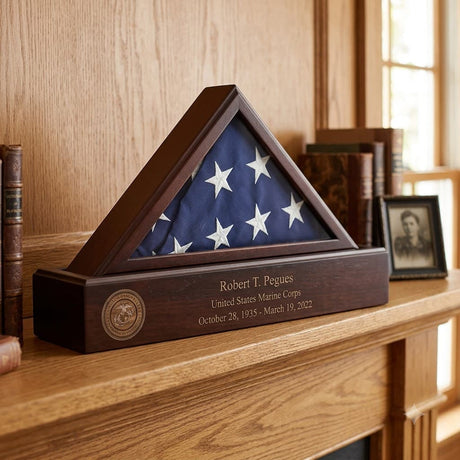 Why Choose a Personalized Pedestal Display Case for Your 3' x 5' Flag?