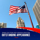 American Flag | American Flags for Outside 3'x5' |100% Made in USA Flag - Premium US Flag 3X5 Heavy Duty Outdoor with Embroidered Stars and Sewn Stripes., , The Military Gift Store, Folded American Flags