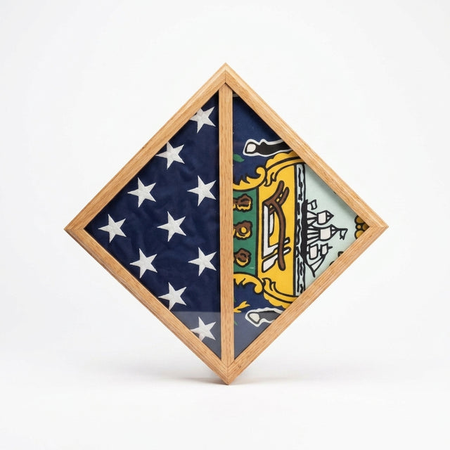 2 Flags Display Case, Double Flag Display Case, Dual Flag Display Case, Wall Mounted Flag Display Case, Walnut Flag Display Case, Two Flag Display Box, Wooden Double Flag Display Case, Military Double Flag Display Case, Dual American Flag Display Case, Wall Mount Walnut Flag Case, Double folded flag display case, Two American flags display case, Military flag keepsake display box, Flag shadow box for two flags, Dual veteran flag display frame, Double memorial flag box, Wooden patriotic flag display case