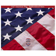 American Flag | American Flags for Outside 3'x5' |100% Made in USA Flag - Premium US Flag 3X5 Heavy Duty Outdoor with Embroidered Stars and Sewn Stripes., , The Military Gift Store, Folded American Flags