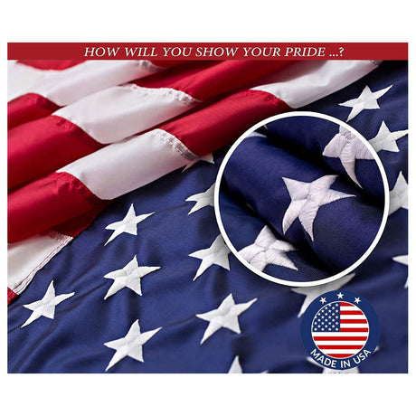 5x9.5' United States Flag, , The Military Gift Store, Folded American Flags