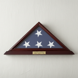 3x5 flag display case shadow box, shadow box flag display case 3x5, 3' x 5' American flag shadow box, military flag shadow box 3x5, wooden shadow box flag case 3x5, veteran flag shadow box display case, 3x5 shadow box with glass front panel, solid wood 3x5 flag shadow box display case, shadow box flag case with medal display section, cherry finish 3x5 flag shadow box, deep shadow box flag display case 3x5