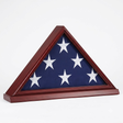 Solid Wood Elegant 5 x 9.5' Flag Display Case for Burial/Funeral/Veteran Flag, Solid Wood Elegant 5 x 9.5' Flag Display Case for Burial/Funeral, The Military Gift Store, Flag Case