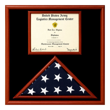 Air Force flag display case, Air Force certificate and flag holder, Veteran Air Force shadow box, Military award and flag display case, Patriotic Air Force display frame, Solid wood Air Force flag case, Retirement flag and certificate display box, Handmade Air Force memorial display, Glass front Air Force flag and certificate case, Commemorative Air Force award display