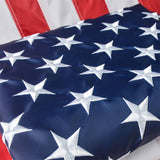 American Flag 8x10 Ft, Large American Flags for Outside, US USA Flag with Oxford Nylon Material, Vivid Color, Sewn Stripes, Brass Grommets, Embroidered Stars, Perfect for Indoor/Outdoor High Wind Use, American Flag 8x10 Ft, Large American Flags for Outside, The Military Gift Store, Pre Folded American Flags