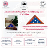 Flags Connections American Made Flag And Pedestal Display case., , The Military Gift Store, Air Force flag display cases, Air force Retirement Shadow Boxes (61)