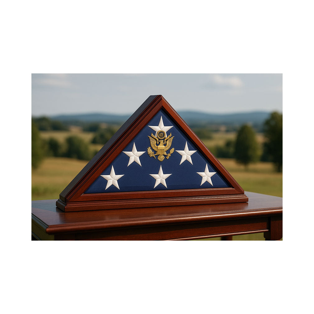 American Burial Flag Box - 5 ft x 9.5 ft American Burial Flag.