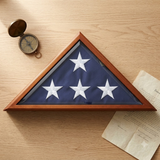 Premium Veteran Burial Flag Case with Beveled Glass for 5' x 9' for Burial Flag, Premium Veteran Burial Flag Case with Beveled Glass, The Military Gift Store, American Flag Frames (43)