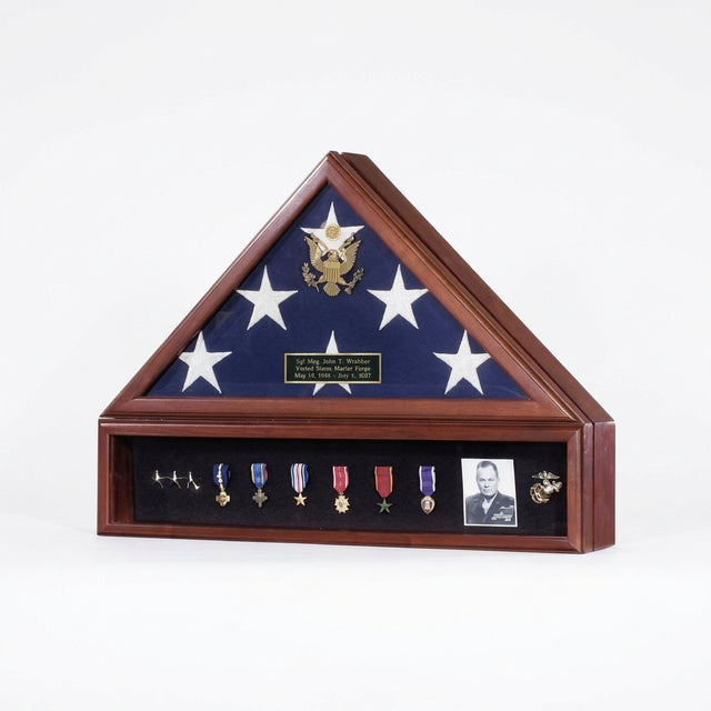 American Flag Case and Medal Display Case, Presidential Flag Display Case, Presidential Medal Display Case, Military Flag and Medal Display Case, Veteran Flag Display Case, Memorial Flag and Medal Case, Military Awards Display Case, Burial Flag and Medal Display Box, Solid Wood Flag Display Case, USA Made Flag and Medal Case, Veteran Memorial Display Case, Military Keepsake Flag Case, Fallen Hero Flag Display Case, Memorial Flag Presentation Case, Military Tribute Display Case
