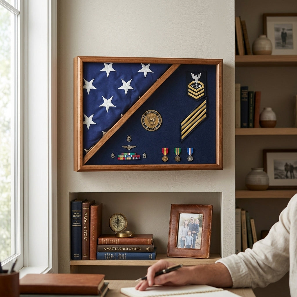 Oak Flag Display Box, Flag Display Box, Oak Flag Display Case, Wooden Flag Display Box, American Flag Display Box, Military Flag Display Box, Memorial Flag Display Box, Veteran Flag Display Box, Flag Display Case Oak, Oak Wood Flag Case, Oak Wood Memorial Display, Military Memorial Flag Case, Veteran Tribute Display, American Flag Keepsake Box, Patriotic Flag Display, Military Retirement Gift, Memorial Flag Holder, Honor a Veteran's Legacy, Wooden Display Cabinet, Military Service Recognition