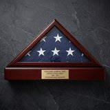 Flag Box, Flag Pedestal Box, Flag Boxes - Cherry or Oak Material., , The Military Gift Store, Flag And Pedestal Display Cases