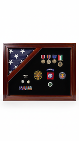 American Made flag medal display shadowbox 