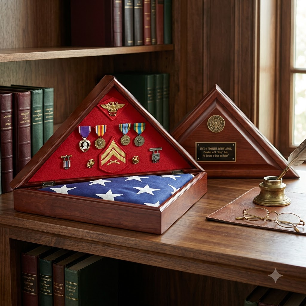 Heritage Flag Case, Armed Force flag display cases, , The Military Gift Store, Military Medal Display Cases