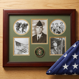United States Army Medallion 5 Picture Collage Frame with Stars by Flags Connections, United States Army Medallion 5 Picture Collage Frame with Stars, The Military Gift Store, Awards Display Cases, Awards Display Frames (62)