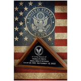 Burial Military Flag Display Case, shadow box., , The Military Gift Store, Military Flag Display Case, Flag Shadow Boxes