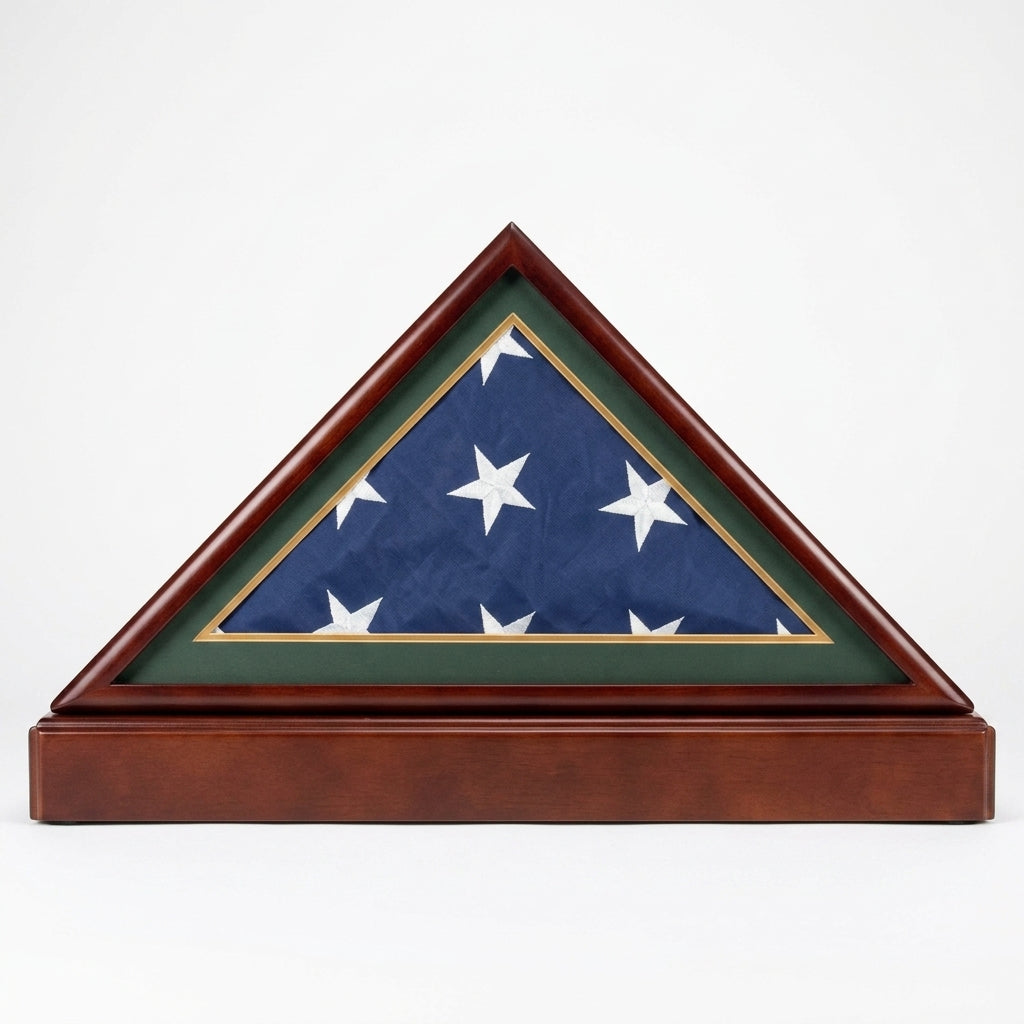 Burial Military Shadow Box with Pedestal Stand, Funeral Military Shadow Box, Military Shadow Box with Army Green Mat, Military Memorial Shadow Box, Veteran Shadow Box Display Case, Army Shadow Box Display, Military Keepsake Shadow Box, Memorial Display Case with Pedestal, Military Award Shadow Box, Funeral Flag and Medal Shadow Box, Veteran Memorial Display Case, Fallen Soldier Tribute Shadow Box, Military Funeral Display Case, Army Veteran Keepsake Box, Military Legacy Shadow Box