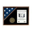 Corner Flag Case for 3' x 5' Flag, Display flag box, The Military Gift Store, Flag and Medal Display Cases