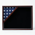 Shadow box for 3x5 flag, Cherry finish, , The Military Gift Store, Display Case For Flag