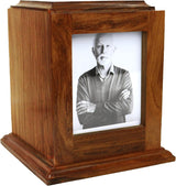 Portrait Urn  with Photo  Total Size 7"x7"x8", , The Military Gift Store, Army Flag Display Cases (64)