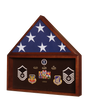 Large Military Shadow Box Frame Memorial Burial Funeral Flag Display Case, Large Military Shadow Box Frame Memorial Burial Funeral, The Military Gift Store, Flag and Document Case