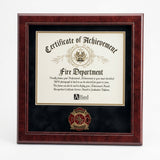 Firefighter Certificate Frame, Firefighter Medallion Frame, Fire Department Certificate Frame, Firefighter Award Frame, Firefighter Recognition Frame, Firefighter Appreciation Gift, Firefighter Service Award, Firefighter Retirement Gift, 8 x 10 Certificate Frame, Firefighter Plaque Frame, Firefighter Memorial Frame, Firefighter Achievement Frame, Firefighter Display Frame, Fire Department Award Frame, First Responder Certificate Frame, Firefighter Keepsake Frame, Firefighter Gift