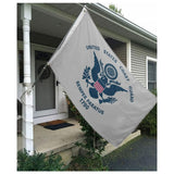 US Coast Guard Flag 3x5 Outdoor Double Sided- Heavy Duty 3ply United States Coast Guard Flag Super Durable 4 Rows Stitched Edge Canvas Header with 2 Brass Grommets - The Military Gift Store