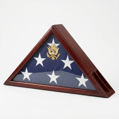 Flag Case with Built-in Urn Compartment, Flag Case with Urn, Flag Urn Display Case, Flag and Urn Combination Case, Memorial Flag and Urn Display Case, Military Flag Urn Case, Veteran Flag Urn Display, Burial Flag Urn Case, Flag Display Case with Urn, Flag and Ashes Display Case, Flag display case with cremation urn, Memorial flag and ashes display case, Military flag keepsake urn case, Veteran remembrance flag and urn, Casket flag and urn display case, American flag memorial urn cabinet