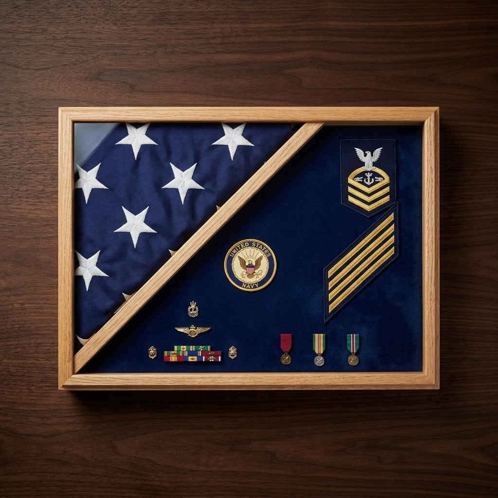 Oak Flag Display Box, Flag Display Box, Oak Flag Display Case, Wooden Flag Display Box, American Flag Display Box, Military Flag Display Box, Memorial Flag Display Box, Veteran Flag Display Box, Flag Display Case Oak, Oak Wood Flag Case, Oak Wood Memorial Display, Military Memorial Flag Case, Veteran Tribute Display, American Flag Keepsake Box, Patriotic Flag Display, Military Retirement Gift, Memorial Flag Holder, Honor a Veteran's Legacy, Wooden Display Cabinet, Military Service Recognition