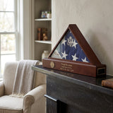 Flag and Personalized Pedestal Display Case, Personalized Flag Display Case, Flag Display Case with Pedestal, Personalized Flag Case, American Flag Display Case, Military Flag Display Case, Memorial Flag Display Case, Veteran Flag Display Case, Wooden Flag Display Case, Flag Display Cabinet, Military Memorial Display, Veteran Tribute Display, Personalized Military Gift, American Flag Keepsake, Military Retirement Gift, Patriotic Home Display, Military Service Recognition, Memorial Flag Holder