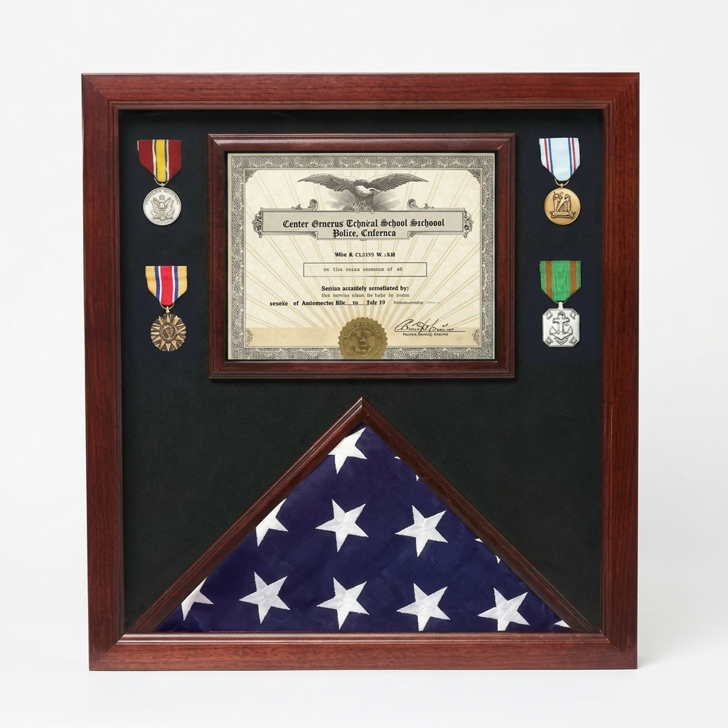 Flag Document Display Case, Flag and Document Display Case, American Flag Document Case, Military Flag Document Display Case, Flag Certificate Display Case, Flag Case with Document Holder, Flag and Certificate Display Case, Veteran Flag Document Case, Memorial Flag Document Display Case, Wooden Flag Document Case, Flag and award display case, Flag and diploma display case, Military document shadow box, Flag keepsake display case, Veteran certificate display frame, American flag document holder