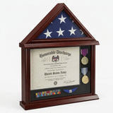 Flag Connections 3’x 5’ Flag Display Case Frame Shadow Box, with Certificate and Document Holder, Flag Connections 3’x 5’ Flag Display Case Frame Shadow Box, The Military Gift Store, Army Flag Display Cases (64)