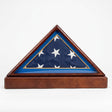 Burial/Funeral Flag Display Case Frame with Pedestal Stand - Air Force Sky Blue Mat, Burial/Funeral Flag Display Case Frame with Pedestal Stand, The Military Gift Store, Flag Case, Burial Flag Shadow Case, Flag display (16)