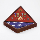 Heritage Flag Display Case., , The Military Gift Store, Military Medal Display Cases