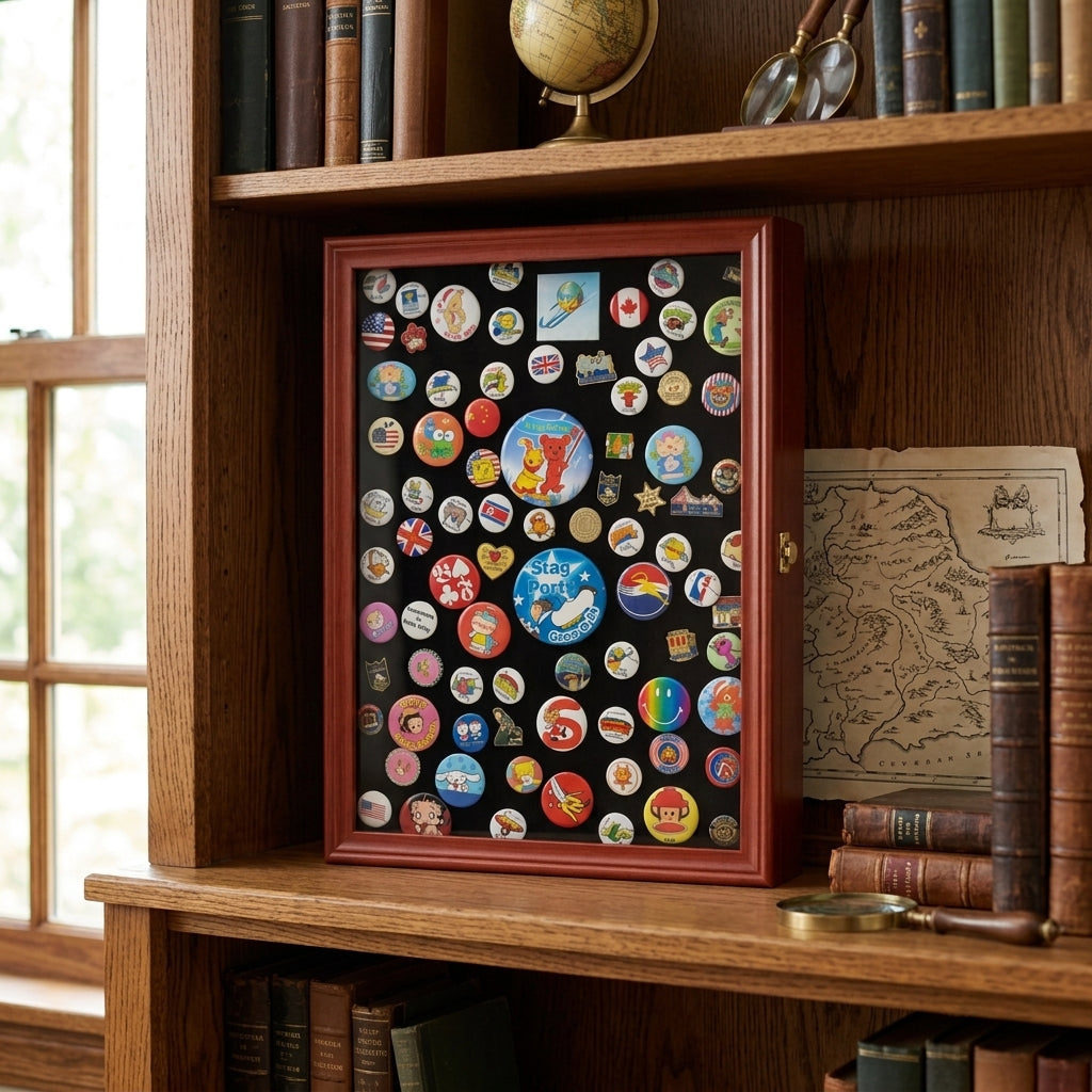 Military Pin Display Case, Veteran Lapel Pin Display Box, Service Pin Shadow Box, Military Badge Display Cabinet, Armed Forces Pin Collection Display, Recognition Pin Display Case, Military Memorabilia Display Case, Award Pin Showcase Cabinet, Veteran Keepsake Display Box, Military Honor Pin Display, Lapel Pin Display Case, Lapel Pin Holder Cabinet, Pin Display Shadow Box, Enamel Pin Display Case, Collectible Pin Display Cabinet, Pin Collection Display Case, Lapel Pin Shadow Box, Pin Display Box