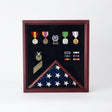 Military Flag and Medal Display Case - 3' x 5' Shadow Box., , The Military Gift Store, Flag Display Cases For 3'X5' Flag