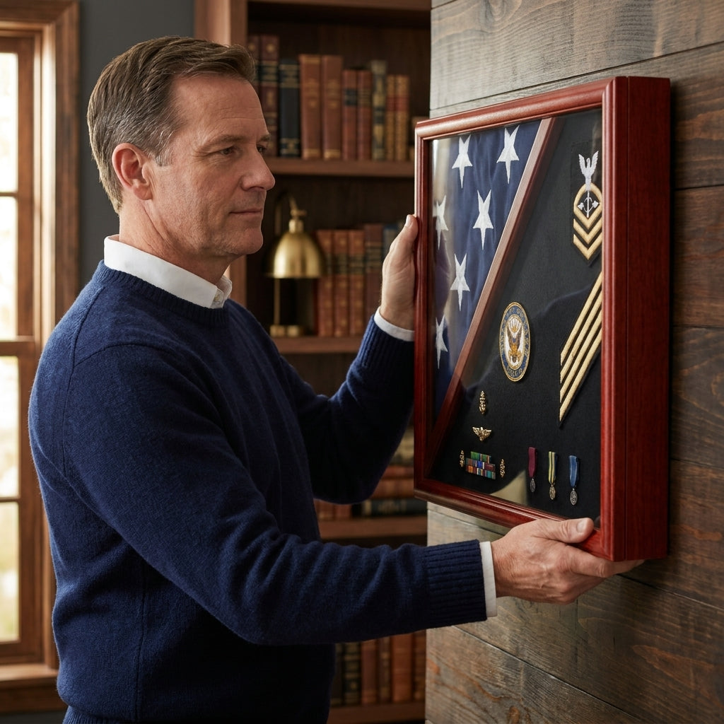Military Medals Display Case, Military Medal Display Case, Military Awards Display Case, Veteran Medal Display Case, Military Ribbon Display Case, Military Shadow Box Display, Military Recognition Display Case, Armed Forces Medal Display, Military Keepsake Display Case, Military Memorabilia Display Case