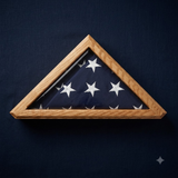 Senators Flag Display Case for 3ft x 5ft Flag, , The Military Gift Store, American Burial Flag Box