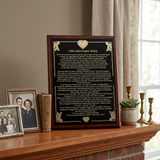 Military Wife Engraved Plate Plaque, , The Military Gift Store, Air Force flag display cases, Air force Retirement Shadow Boxes (61)