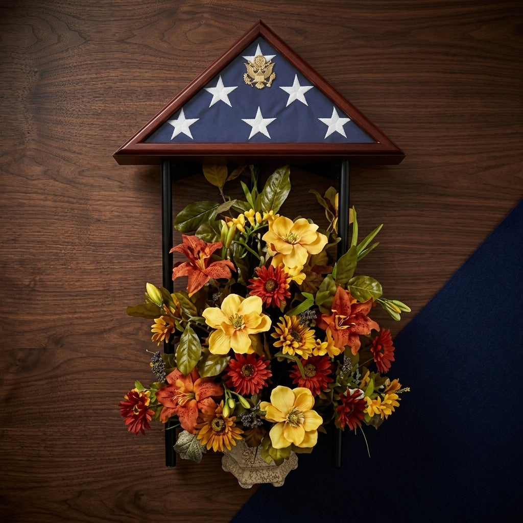 Flag Connections Tri-column Display Stand, , The Military Gift Store, Flagpole Kits, Flagpoles, Flag Pole Parts (4)