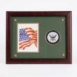 Navy Medallion Frame, Navy Photo and Medallion Frame, wood frame., , The Military Gift Store, American Flags- High Quality American Discounted Flags (2)