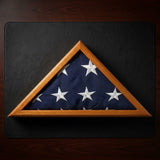 Flag Connections Officers Flag and Display Case, 5 by 9.5-Feet, Solid Oak, Officers Flag and Display Case, 5 by 9.5-Feet, Solid Oak, The Military Gift Store, Army Flag Display Cases (64)