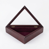 Officers Flag and Display Case, 3 by 5-Feet, Cherry, , The Military Gift Store, Burial Flag Box