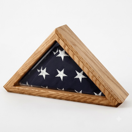 Senators Flag Display Case for 3ft x 5ft Flag, , The Military Gift Store, American Burial Flag Box