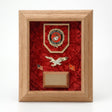 Deluxe Awards Display Case Tribute To Soldiers - Walnut, , The Military Gift Store, Air Force flag display cases, Air force Retirement Shadow Boxes (61)
