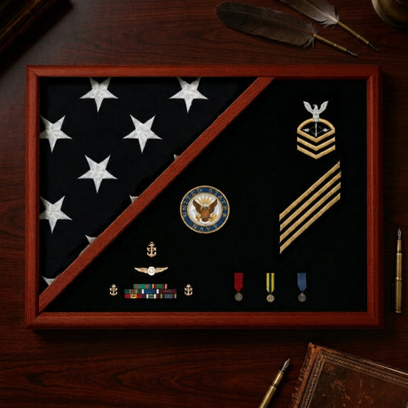 Air Force Flag Display Case, Walnut Flag Display Case, Wooden Flag Display Case, Air Force Memorial Flag Case, Military Flag Display Box, Air Force Shadow Box, Walnut Military Flag Case, Veteran Flag Display Case, Air Force Presentation Case, Folded Flag Display Case, Air Force retirement gift, Air Force veteran memorial case, military honor display box, patriotic walnut display frame, military keepsake case, armed forces memorial display, veteran tribute shadow box, military funeral flag case