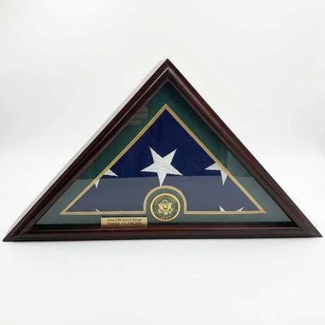 Flags connections 5x9 Burial/Funeral/Veteran Flag Elegant Display Case, 5x9 Burial/Funeral/Veteran Flag Elegant Display Case, Solid Wood, The Military Gift Store, 5' X 9' Flag Case