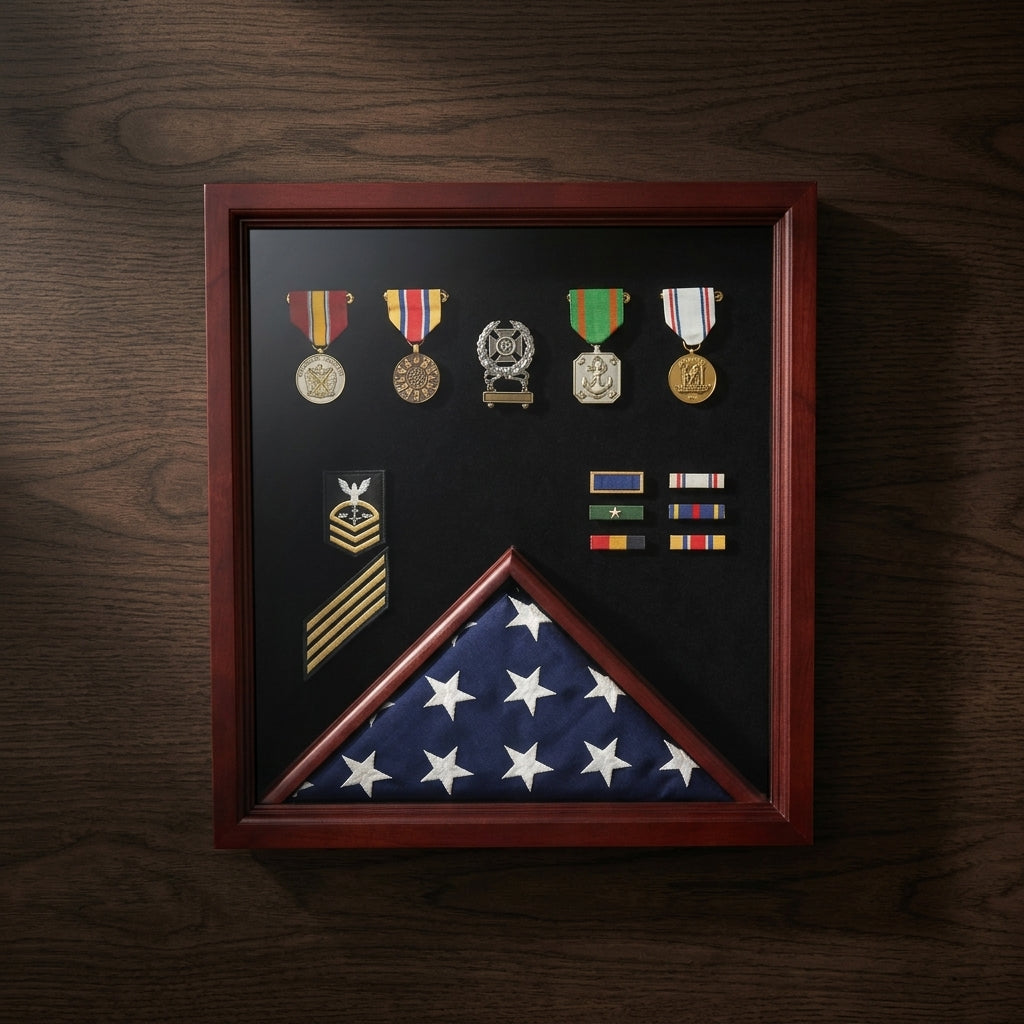 Military Flag and Medal Display Case, Flag and Medal Display Case, Military Flag Shadow Box with Medals, Flag Display Case with Medal Section, Military Display Case for Flag and Medals, Veteran Flag and Medal Display Case, Burial Flag and Medal Display Case, Military Memorial Flag Case with Medals, Armed Forces Flag and Medal Case, Service Flag and Medal Display Box, Buy Military Flag and Medal Display Case, Best Flag and Medal Display Case, Personalized Military Flag Case with Medals, Custom Engraved Flag 